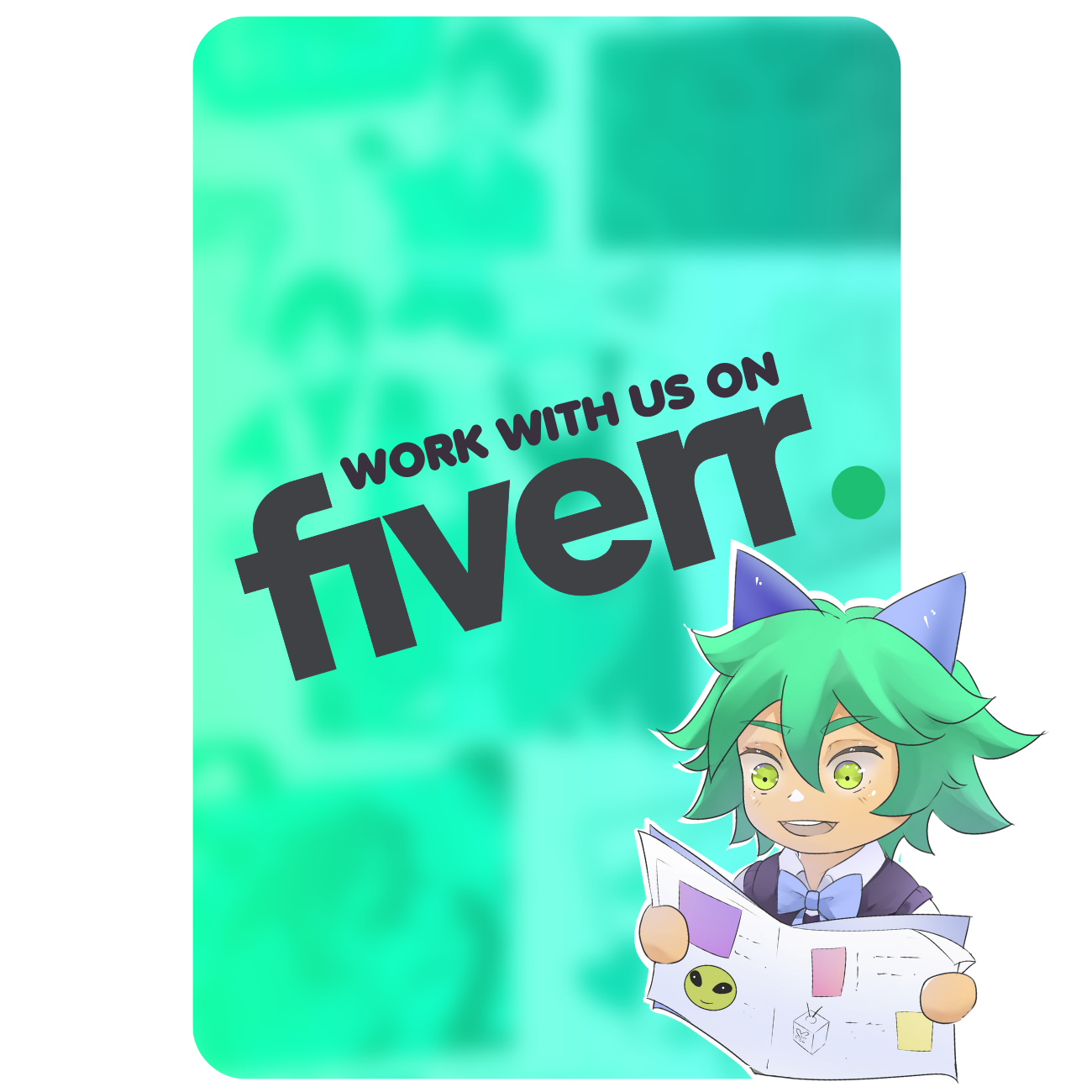 All Ages of Geek Fiverr Ad Vertical
