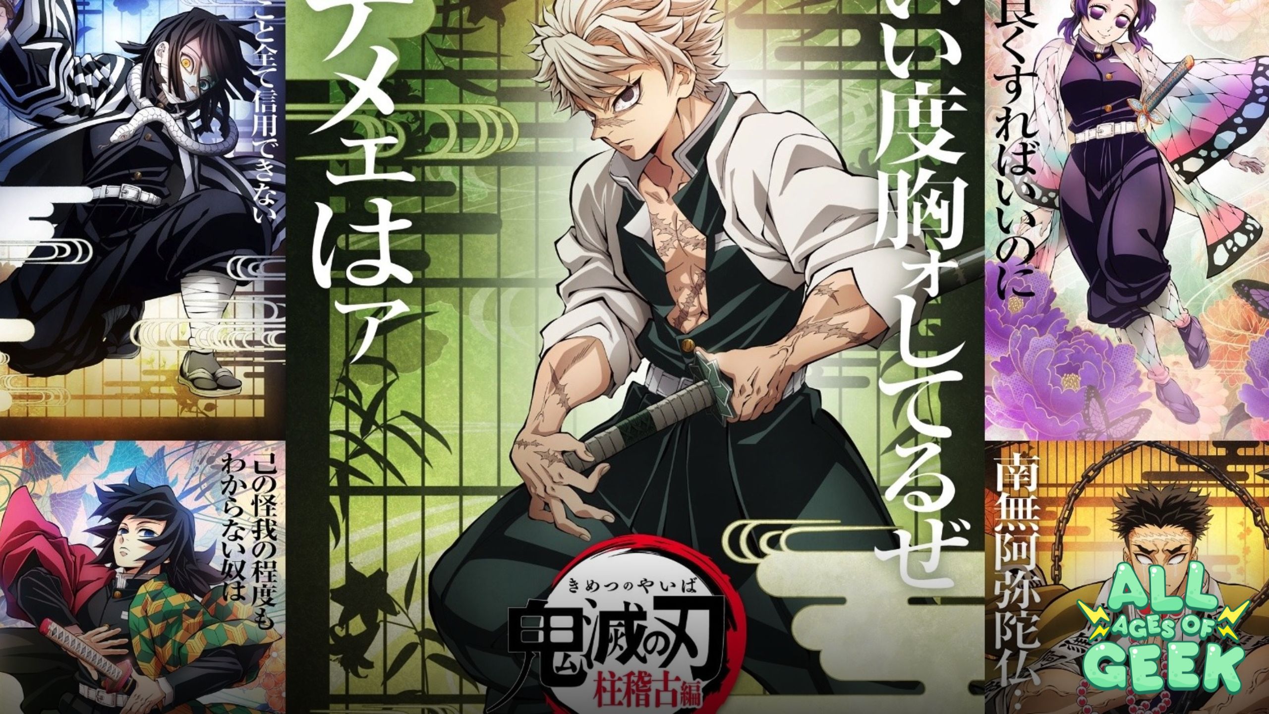 All Ages of Geek Demon Slayer Kimetsu no Yaiba ‘Hashira Training Arc’