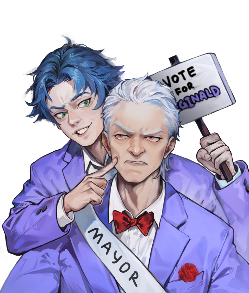All Ages of Geek Mayor Reginald and Nate Sterling campaign