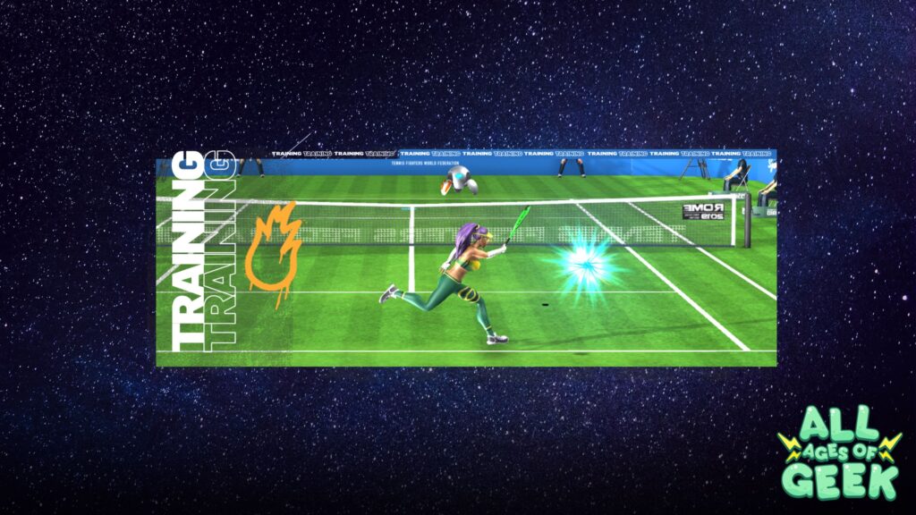 All Ages of Geek Tennis Fighters