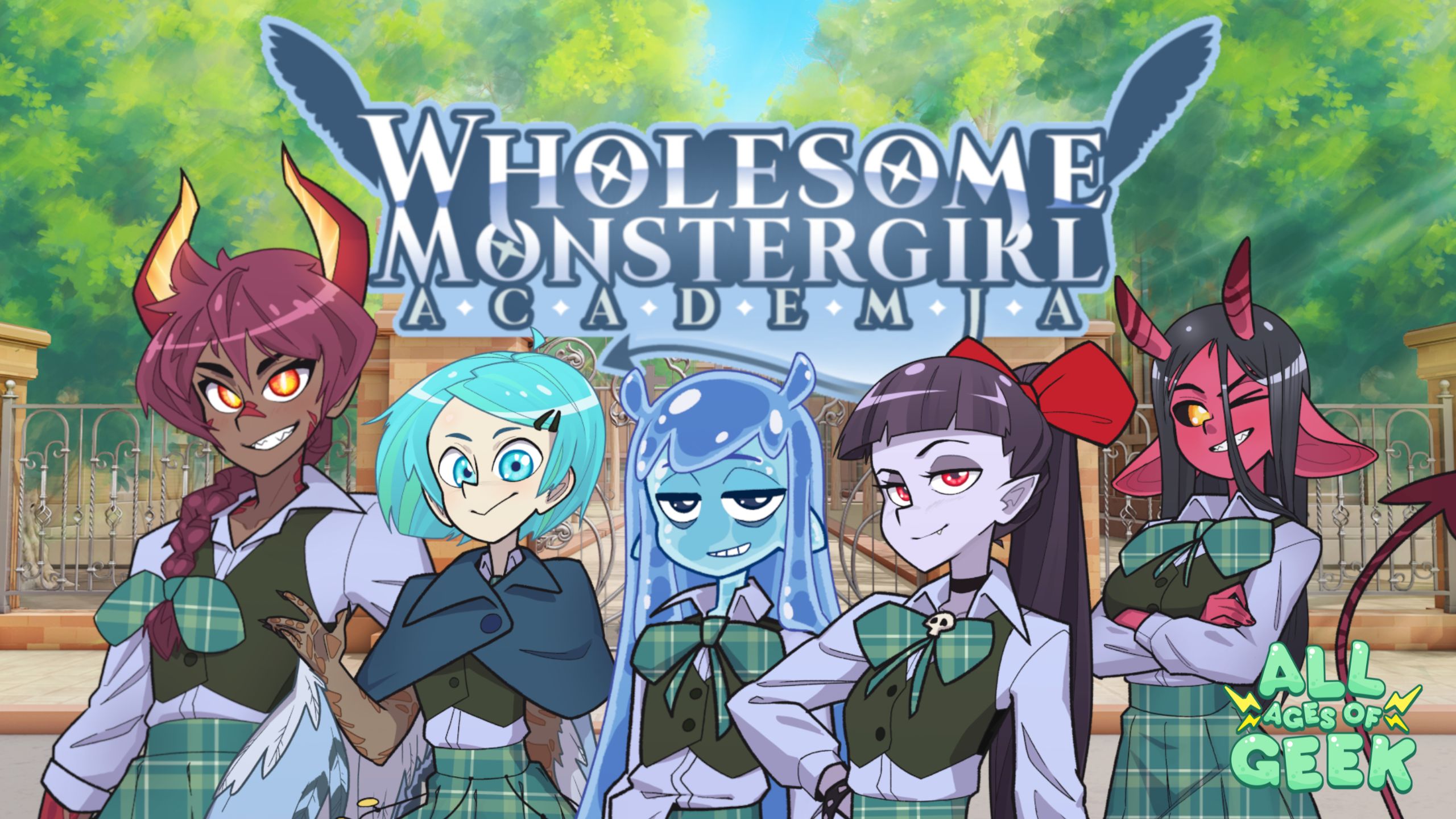 A Catholic, Monster Girl Visual Novel: Wholesome Monster Girl Academy