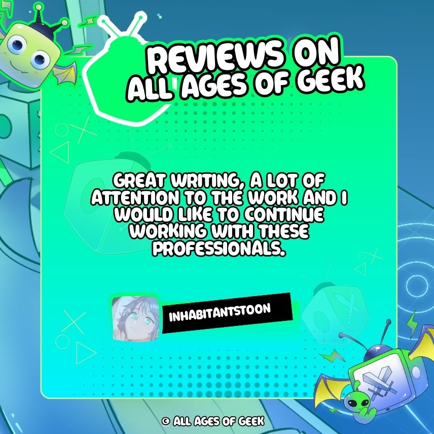 All Ages of Geek testimonial as an example of what it's like to work with us for indie game marketing.