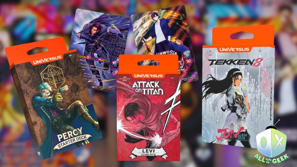 UniVersus card packs on all ages of geek thumbnail